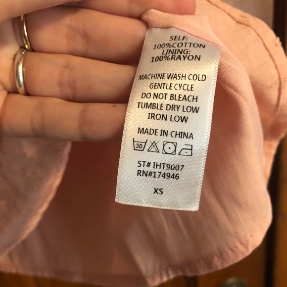 NWT Roolee Drop Waist Peplum baby Doll Top - Picture 8 of 10